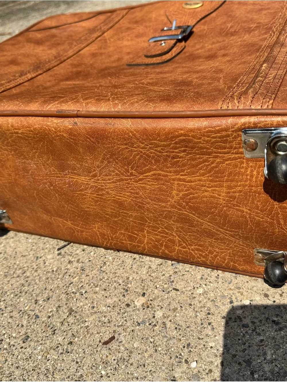 Flying Time Other | Rare Vintage Flying Time 2 Piece Luggage Set | Color: Brown